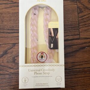 Artikl Phone Strap Universal Crossbody Pastel Pink Chunky Chain Link NIB